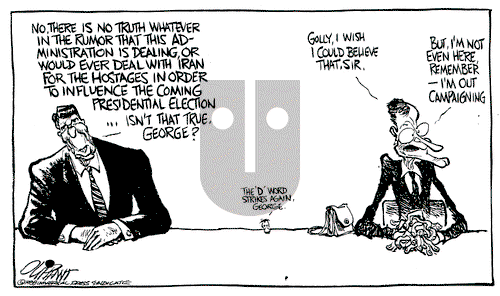 Pat Oliphant on Monday October 10, 1988 Comic Strip