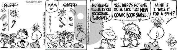 Rose is Rose on Saturday November 25, 2000 Comic Strip