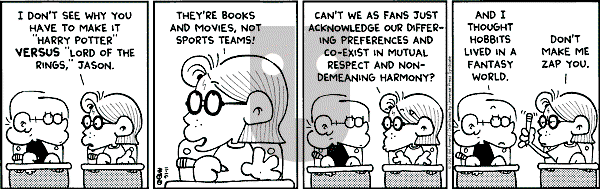 FoxTrot on Friday November 16, 2001 Comic Strip
