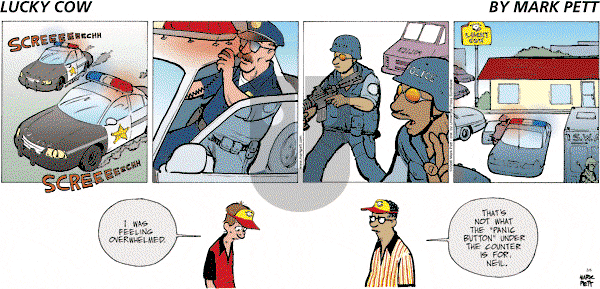 Lucky Cow on Sunday March 5, 2006 Comic Strip