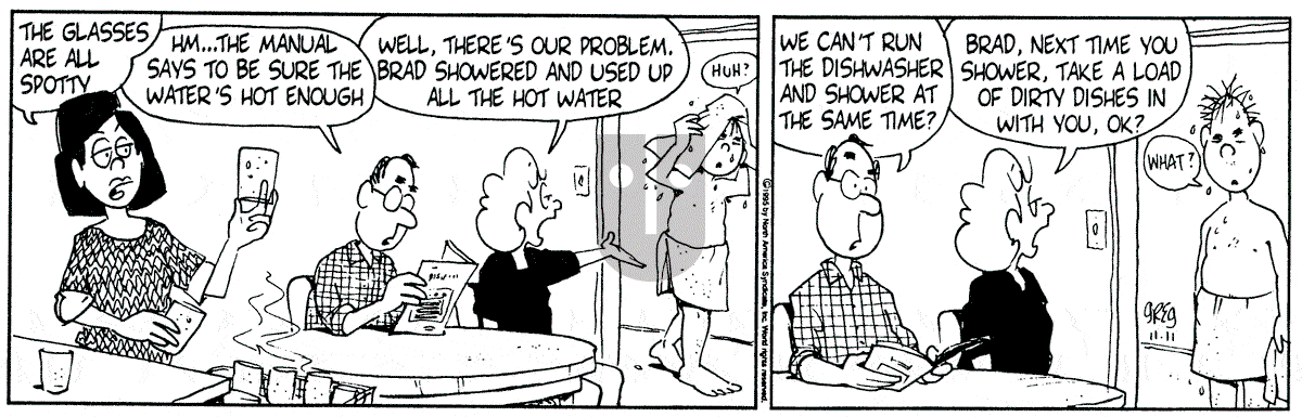 Luann - Saturday November 11, 1995 Comic Strip