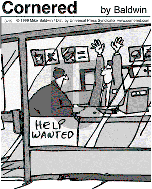 Cornered on Monday March 15, 1999 Comic Strip