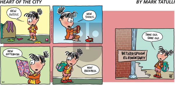 Heart of the City on Sunday September 3, 2017 Comic Strip