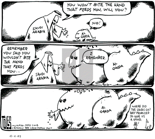 Tom Toles on Friday November 21, 2003 Comic Strip