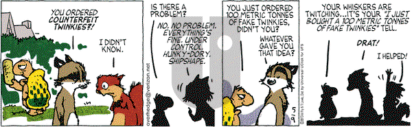 Over the Hedge on Thursday May 9, 2013 Comic Strip