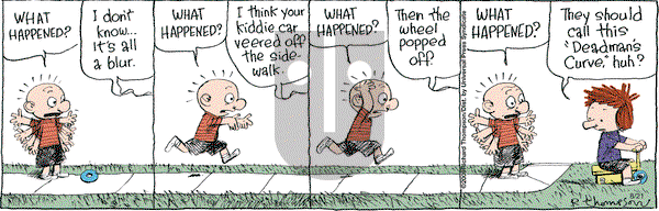 Cul de Sac on Friday August 21, 2009 Comic Strip