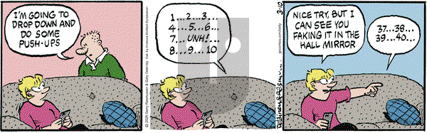 Betty on Monday March 10, 2025 Comic Strip