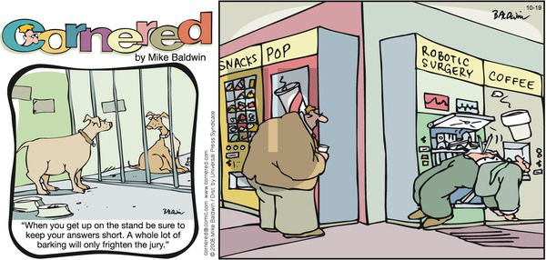 Cornered on Saturday March 14, 2009 Comic Strip