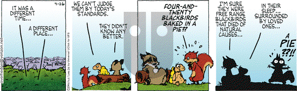 Over the Hedge on Saturday April 26, 2014 Comic Strip