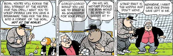 Cleats on Tuesday April 15, 2003 Comic Strip