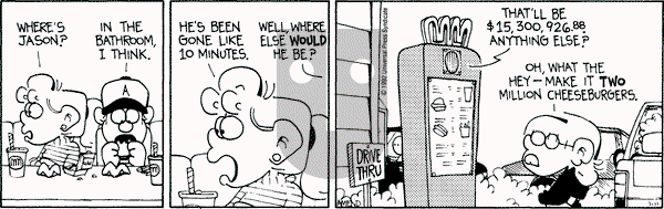 FoxTrot - Friday September 11, 1992 Comic Strip