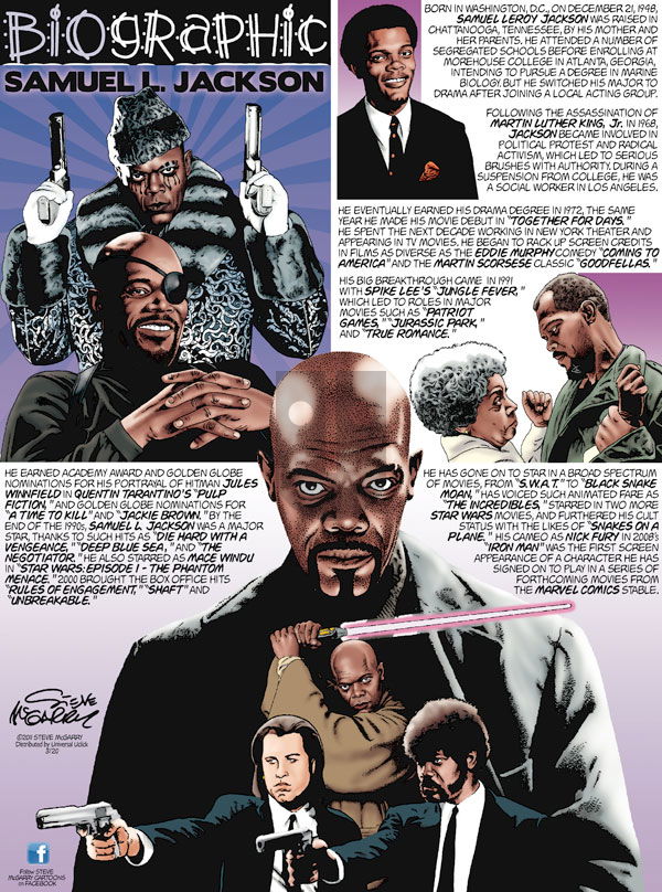 Biographic on Sunday March 20, 2011 Comic Strip
