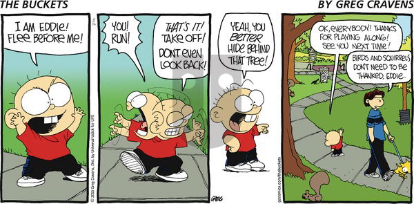 The Buckets on Sunday August 16, 2015 Comic Strip