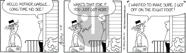 The Born Loser on Thursday July 18, 1996 Comic Strip