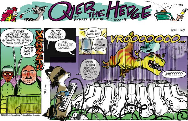 Over the Hedge on Sunday March 29, 2020 Comic Strip