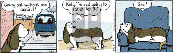 Fred Basset on Thursday April 14, 2011 Comic Strip
