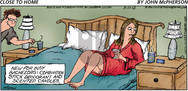 Close to Home on Sunday March 11, 2012 Comic Strip