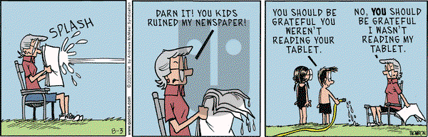 Grand Avenue on Monday August 3, 2020 Comic Strip