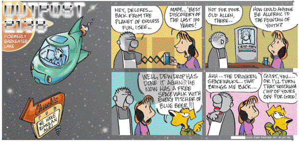 Barkeater Lake on Sunday July 29, 2012 Comic Strip