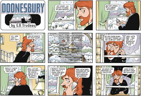Doonesbury on Sunday March 20, 2005 Comic Strip
