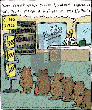 The Argyle Sweater on Tuesday October 28, 2008 Comic Strip