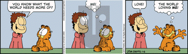 Garfield - Tuesday January 6, 2015 Comic Strip