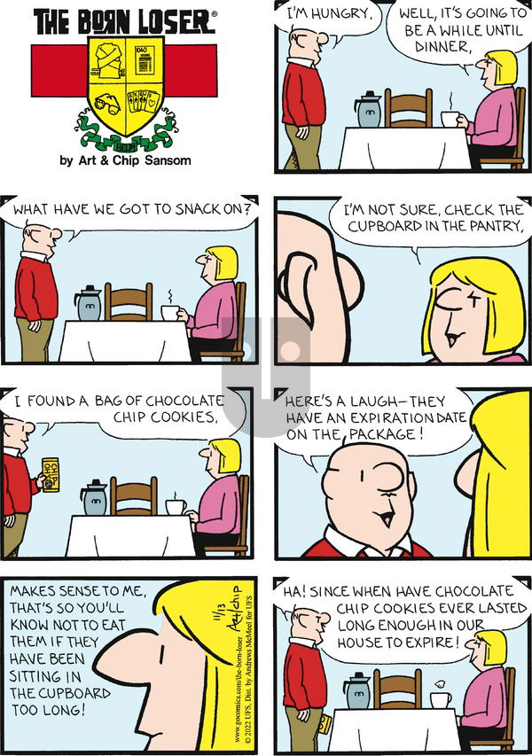 The Born Loser - Sunday November 13, 2022 Comic Strip