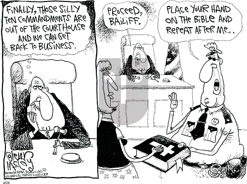 Glenn McCoy on Thursday August 28, 2003 Comic Strip