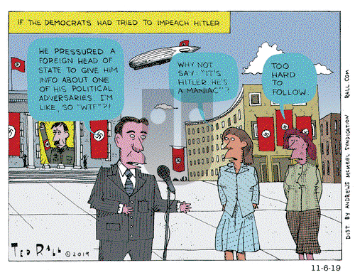 Ted Rall on Wednesday November 6, 2019 Comic Strip