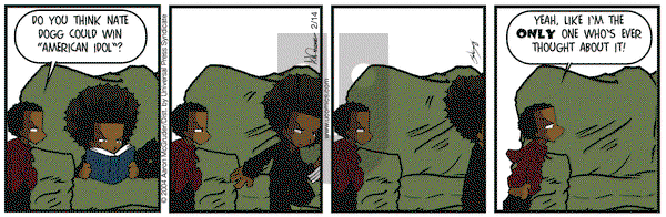 The Boondocks on Saturday February 14, 2004 Comic Strip