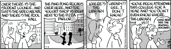 Drabble on Friday July 4, 1997 Comic Strip