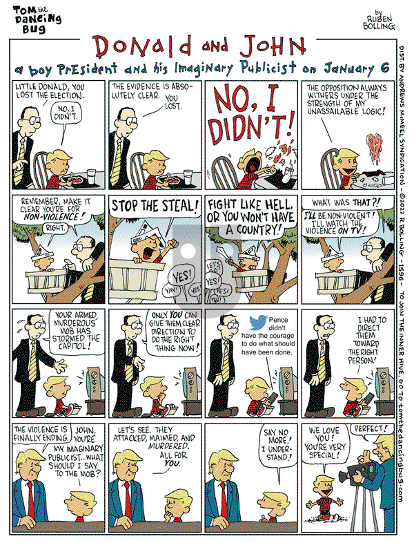 Tom the Dancing Bug - Friday July 29, 2022 Comic Strip