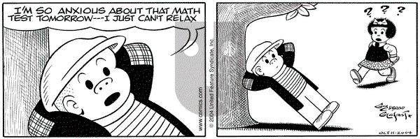 Nancy on Monday October 11, 2004 Comic Strip