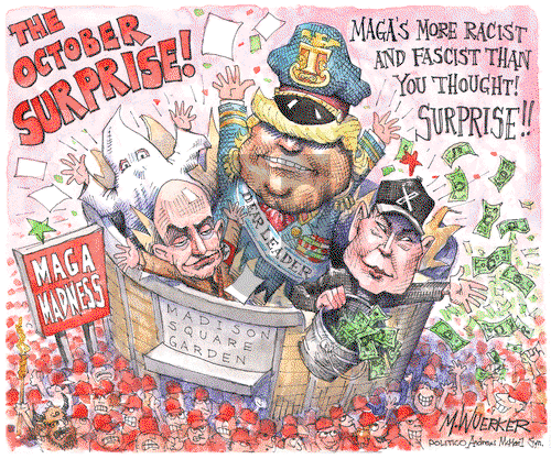 Matt Wuerker on Monday October 28, 2024 Comic Strip