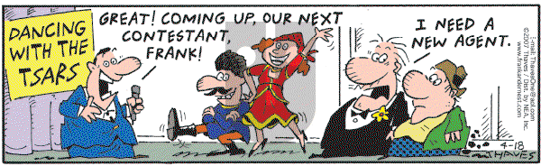Frank and Ernest - Wednesday April 18, 2007 Comic Strip