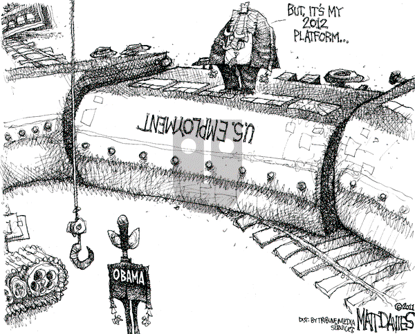 Matt Davies on Monday September 12, 2011 Comic Strip