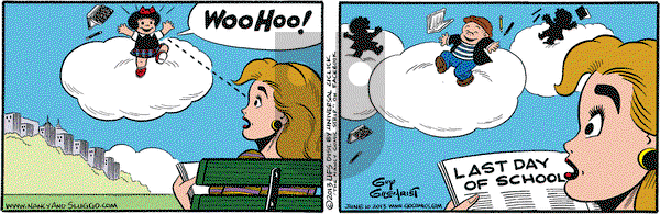 Nancy on Monday June 10, 2013 Comic Strip