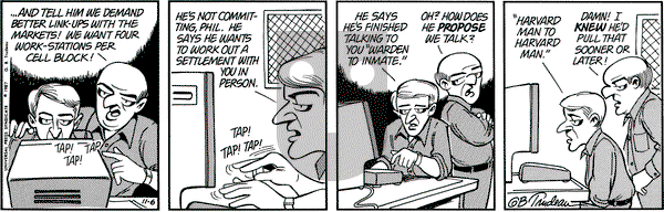 Doonesbury on Friday November 6, 1987 Comic Strip
