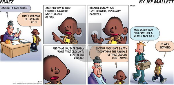Frazz on Sunday March 30, 2025 Comic Strip