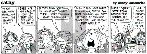 Cathy Classics on Friday April 26, 1996 Comic Strip