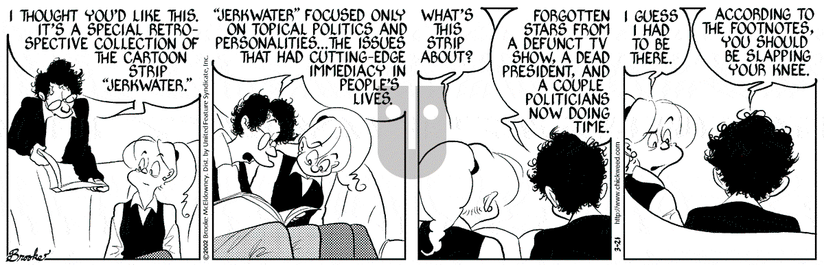 9 Chickweed Lane - Thursday March 21, 2002 Comic Strip