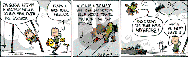 Wallace the Brave on Monday December 31, 2018 Comic Strip