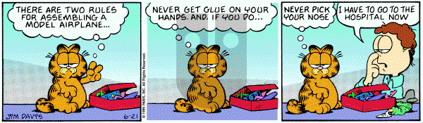 Garfield on Wednesday June 21, 1989 Comic Strip