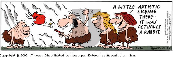 Frank and Ernest on Friday December 27, 2002 Comic Strip