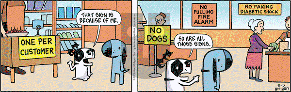 Pooch Cafe on Monday May 7, 2018 Comic Strip
