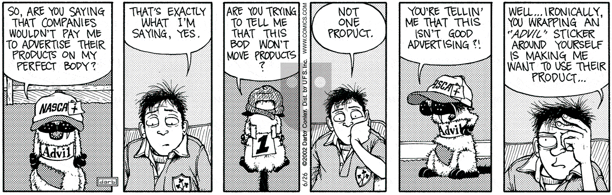 Get Fuzzy - Wednesday June 26, 2002 Comic Strip
