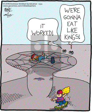 In the Bleachers on Thursday October 4, 2018 Comic Strip