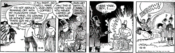 Alley Oop on Wednesday December 19, 1956 Comic Strip