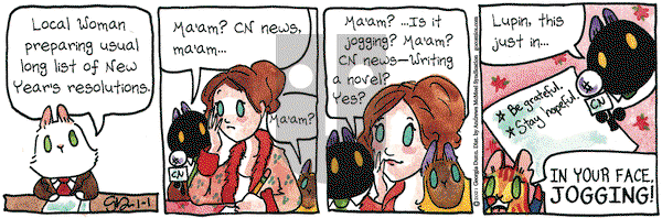 Breaking Cat News on Friday January 1, 2021 Comic Strip