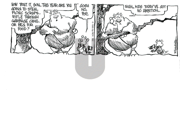 The Grizzwells on Monday January 16, 1995 Comic Strip